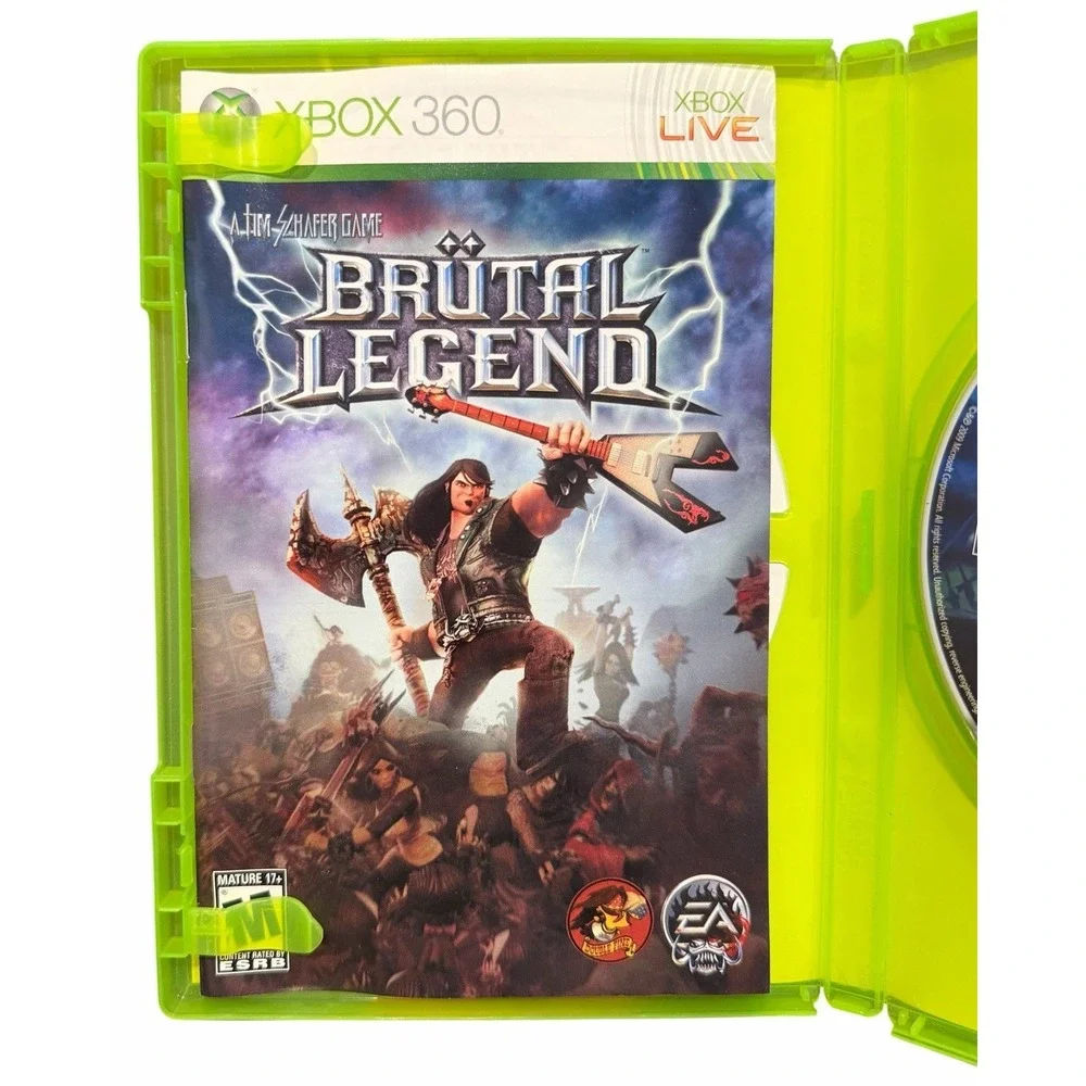Brutal Legend‎ (Microsoft Xbox 360, 2009) Tested